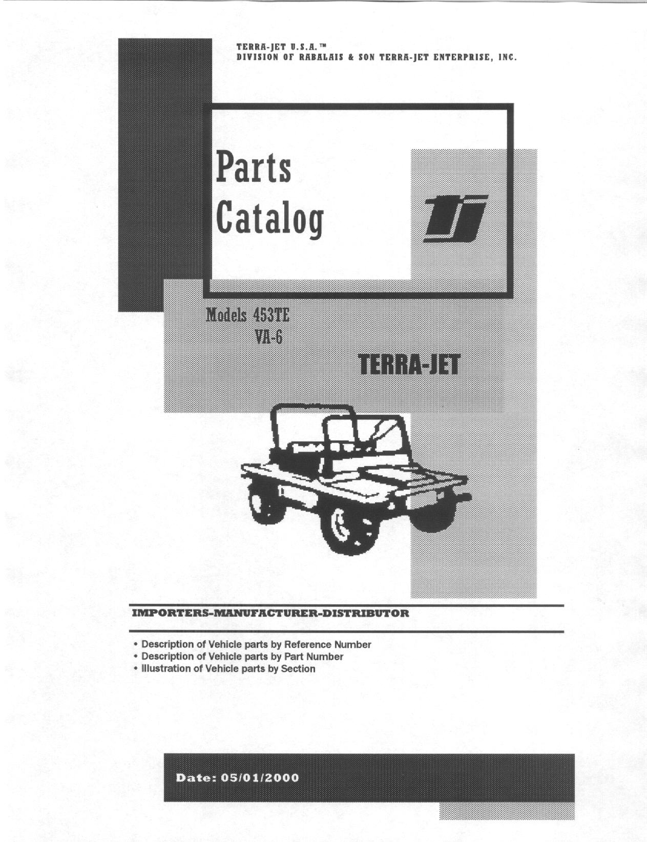 Terra-Jet Parts Catalogs